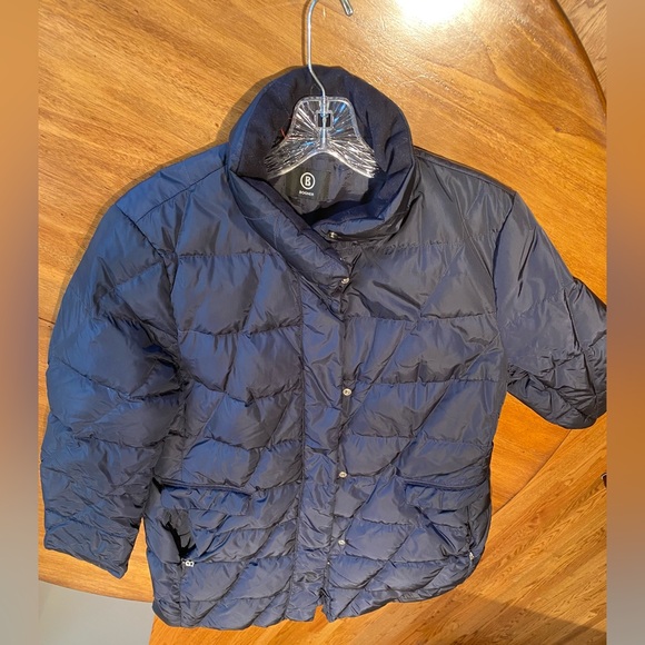 Navy bogner parka/down coat, excellent condition, EU size 40/US size 10. - Picture 2 of 10